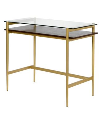 Eaton 36" Mid-Century Modern Desk with Shelf