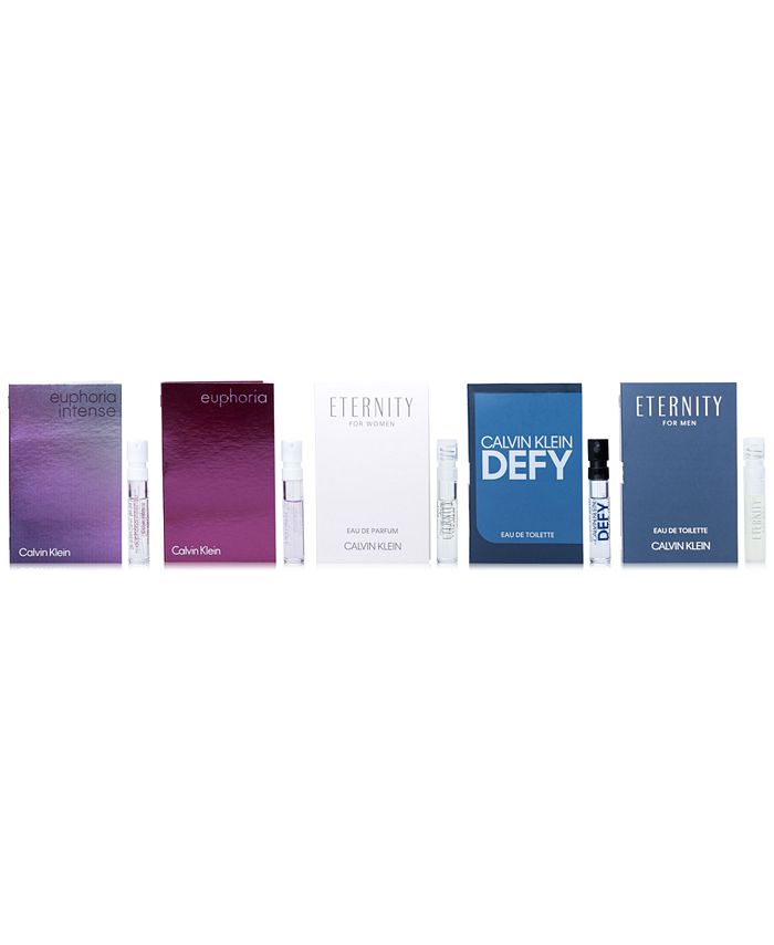 Macy's Receive a free Calvin Klein Fragrance Sampler with any 100