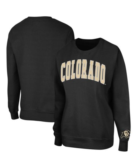 Женская толстовка Colosseum Black Colorado Buffaloes Campanile Pullover
