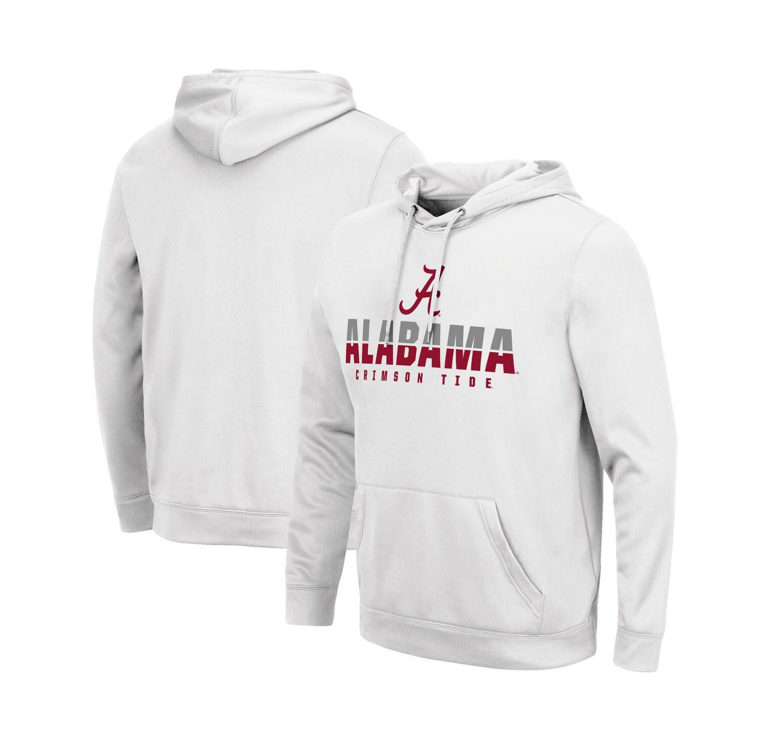 Men's White Alabama Crimson Tide Lantern Pullover Hoodie
