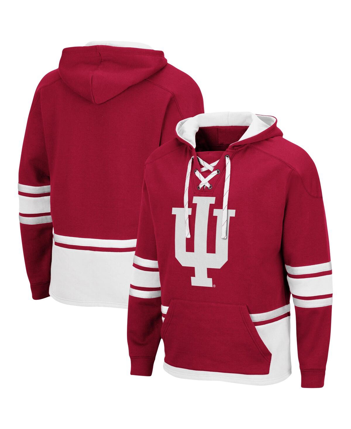 Shop Colosseum Men's Crimson Indiana Hoosiers Lace Up 3.0 Pullover Hoodie