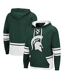 Men's Green Michigan State Spartans Lace Up 3.0 Pullover Hoodie