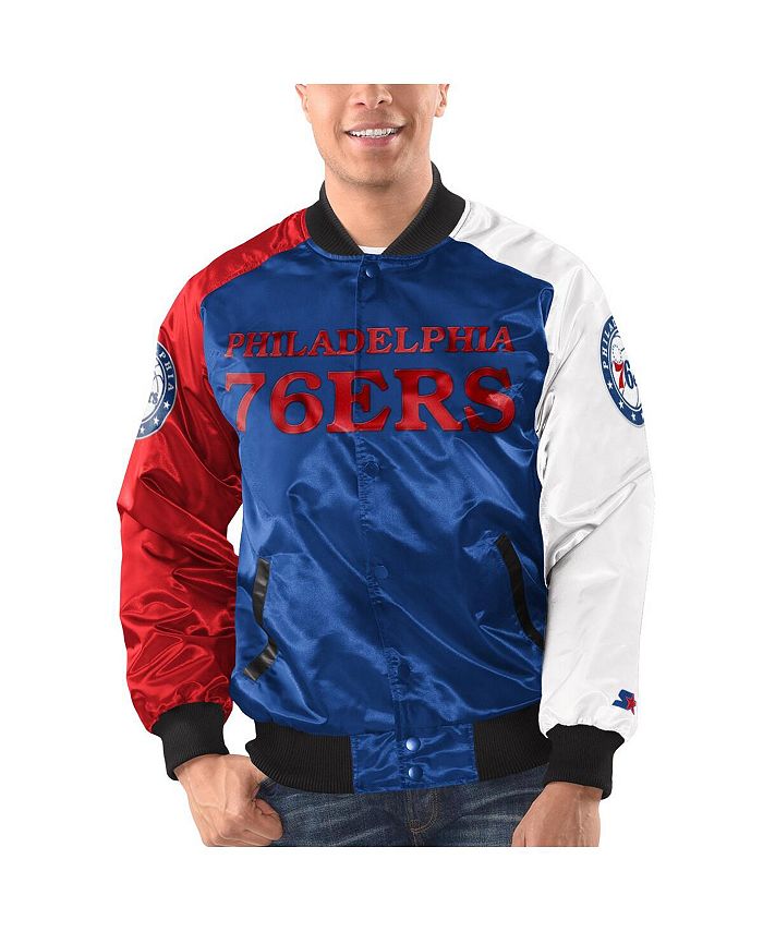 Sixers starter jacket sale