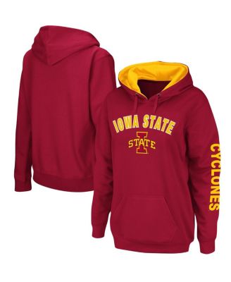 Women's Cardinal Iowa State Cyclones Loud and Proud Pullover Hoodie