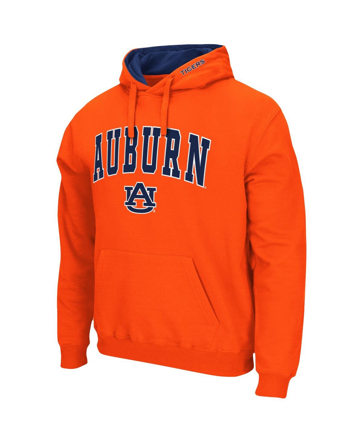 Colosseum Men's Orange Auburn Tigers Arch Logo 3.0 Pullover Hoodie In Orange