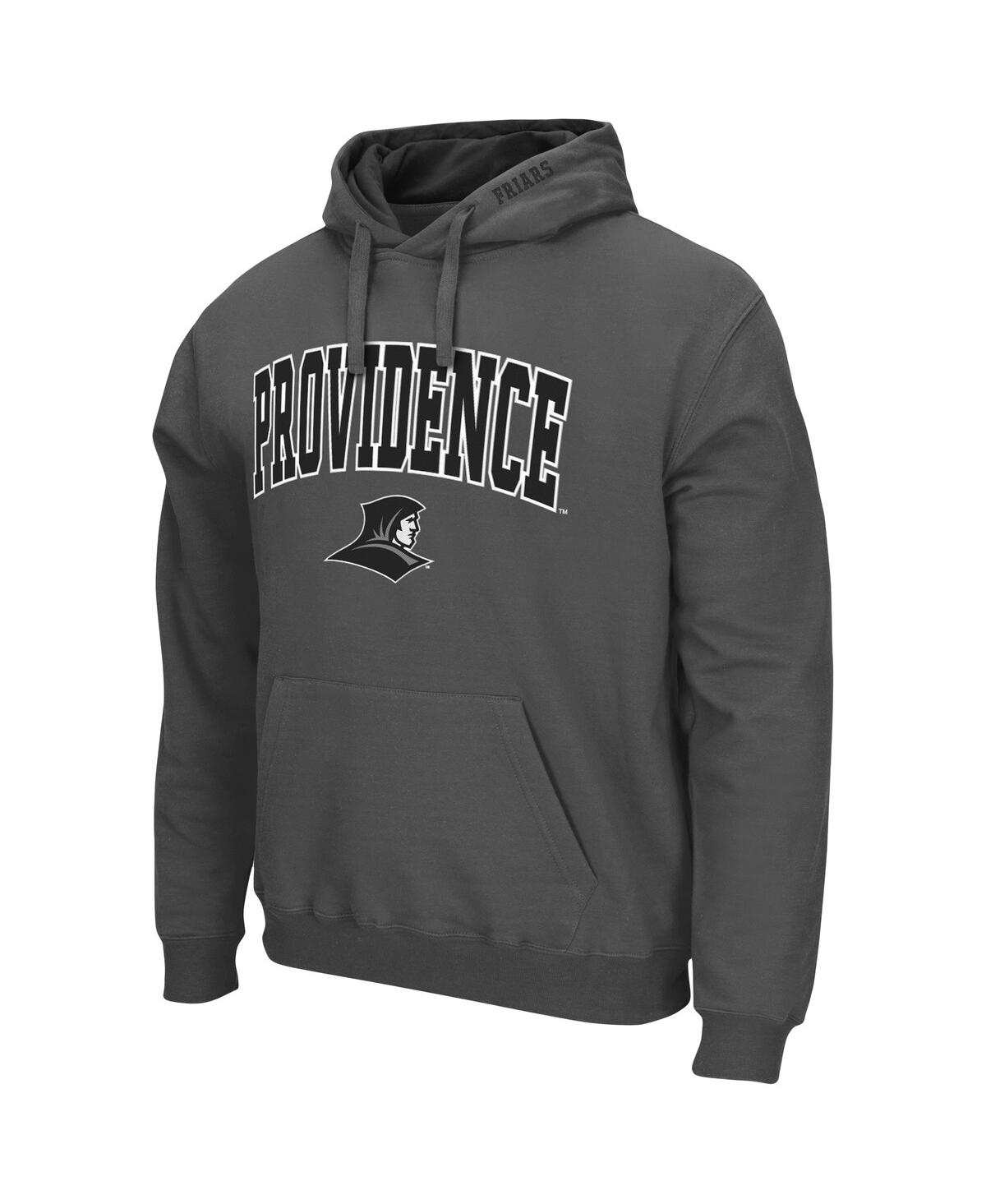 Colosseum Charcoal Providence Friars Arch And Logo Pullover Hoodie In Charcoal