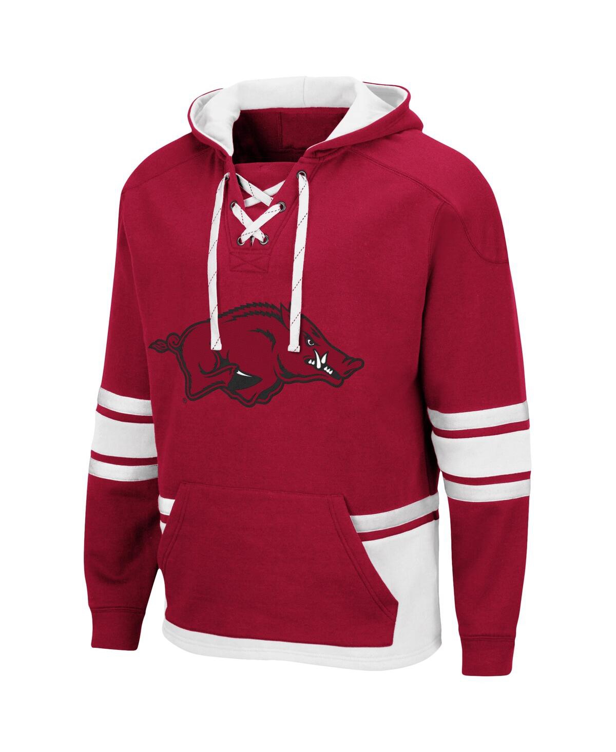 Shop Colosseum Men's Cardinal Arkansas Razorbacks Lace Up 3.0 Pullover Hoodie