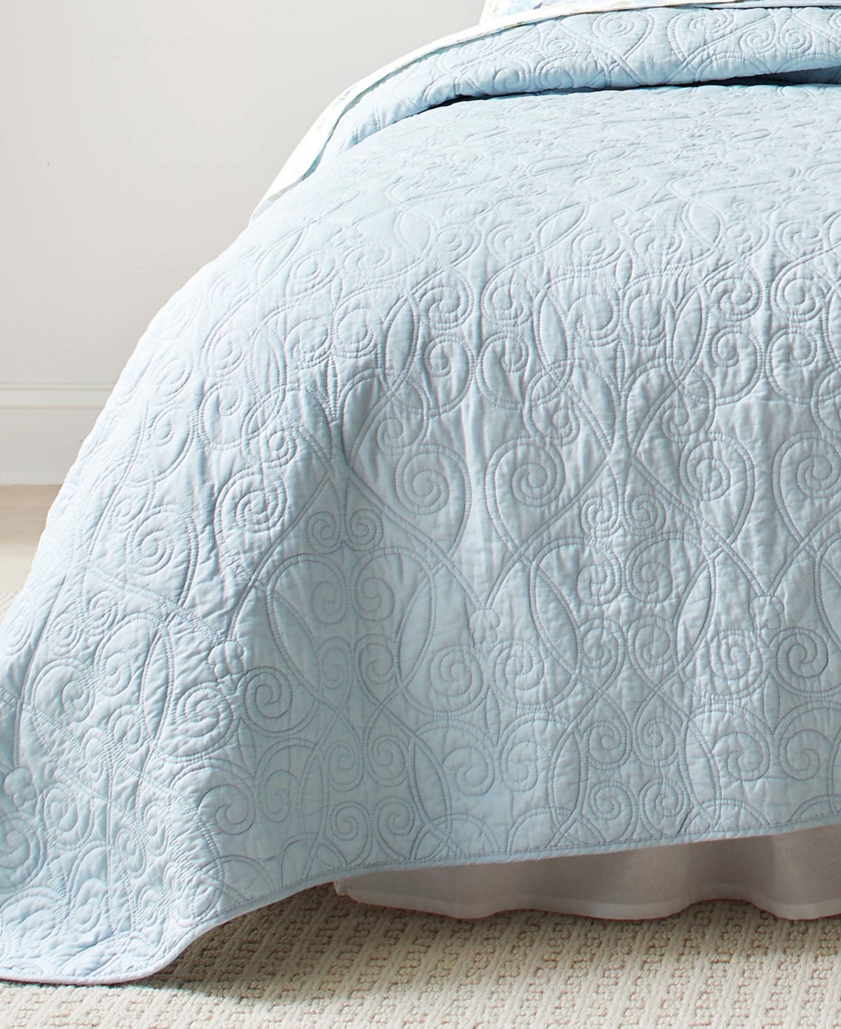 Laura Ashley Felicity Cotton Reversible 3 Piece Quilt Set