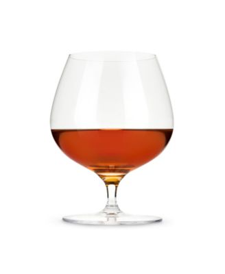 Crystal Wingback Cognac Glasses, Set of 2, 17 Oz