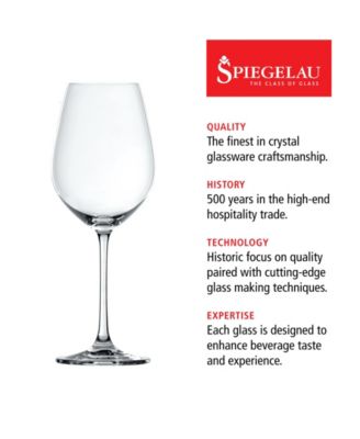 Salute Red Wine Glasses, Set of 4, 19.4 Oz