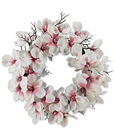 Valentine's Day Pink Magnolia Wreath, Created for Macy's