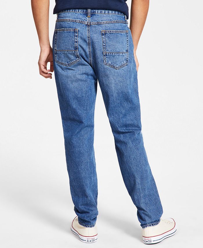 Sun + Stone Men's Judas LooseFit Patchwork Jeans Macy's