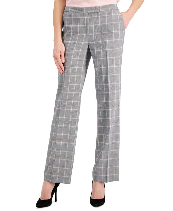 Macys womens plaid shop pants