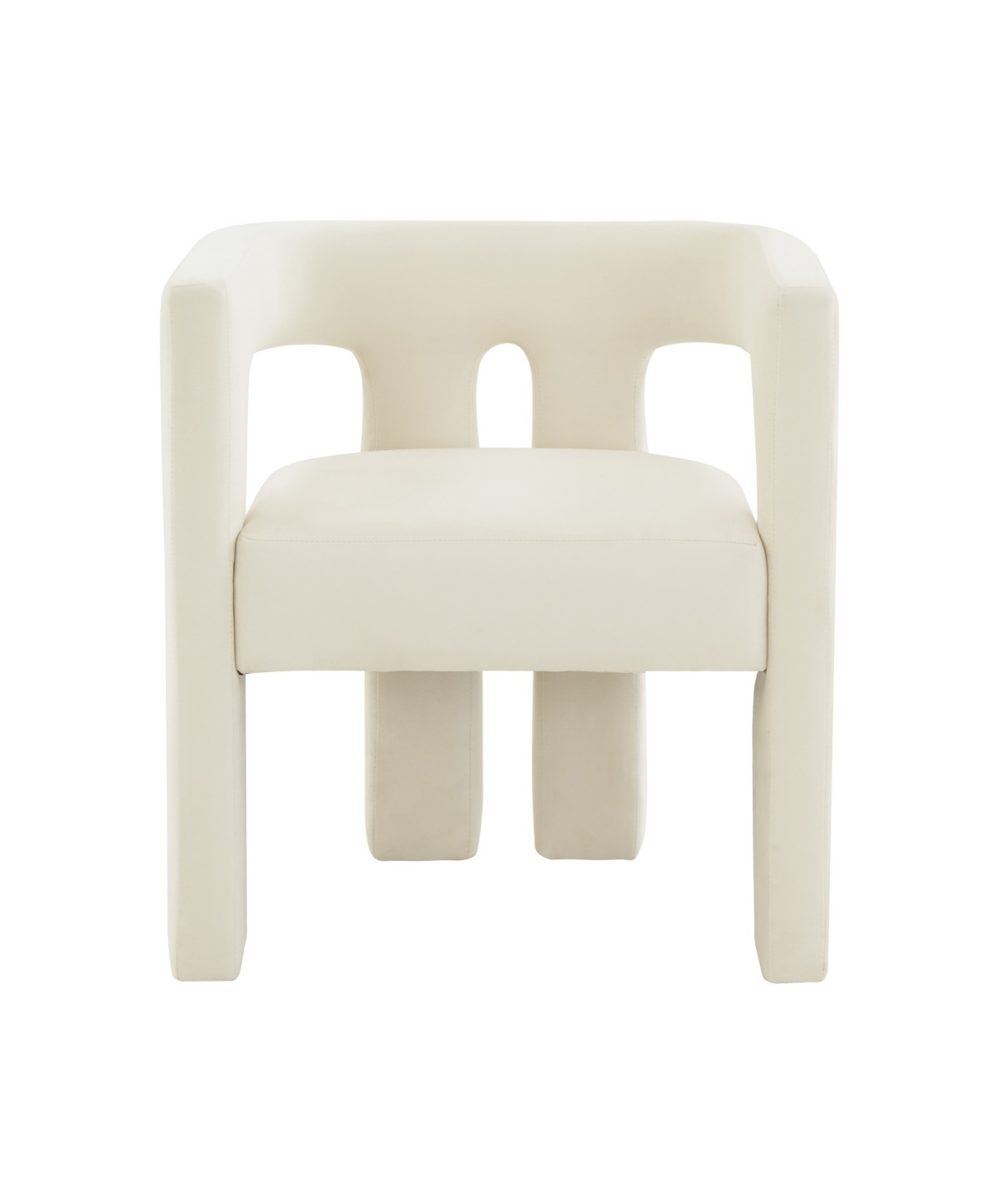 Shop Tov Furniture Sloane Velvet Chair In Cream