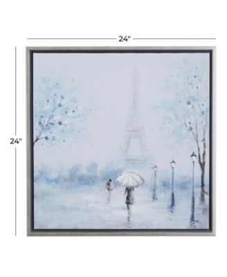 Transitional Framed Wall Art, 24" x 24"