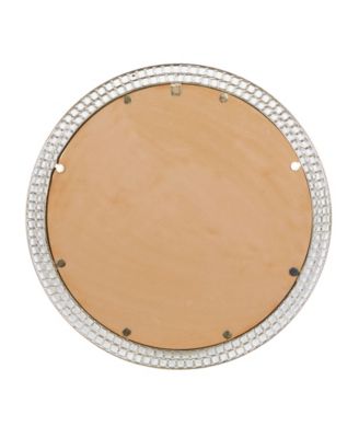 Metal Contemporary Wall Mirror, 37" x 37"