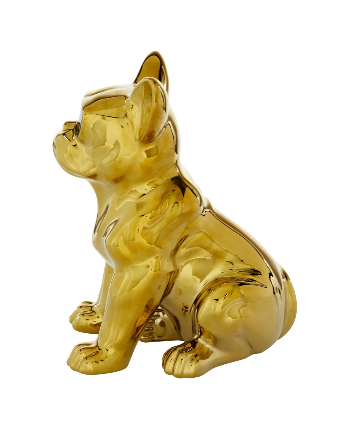 CosmoLiving by Cosmopolitan Ceramic Glam Dog Sculpture, 12