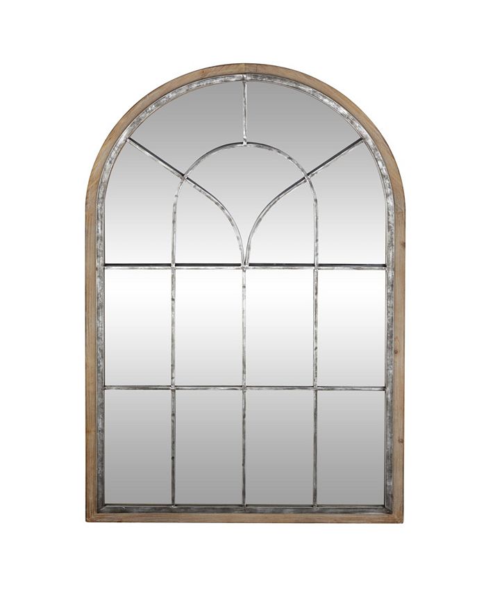 Rosemary Lane Farmhouse Wood Wall Mirror, 51" x 33" Macy's