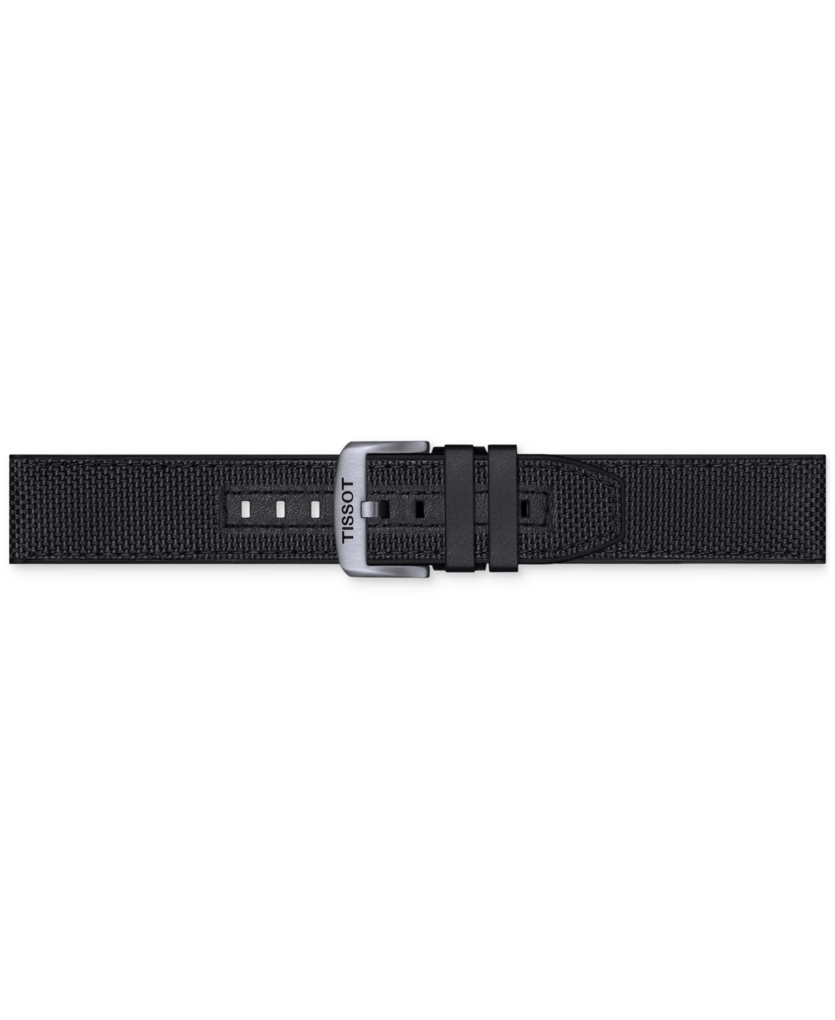 Shop Tissot Men's Swiss Chronograph Supersport Black Textile Strap Watch 40mm