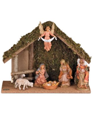 Roman - Fontanini Nativity 7-Piece Set with Stable