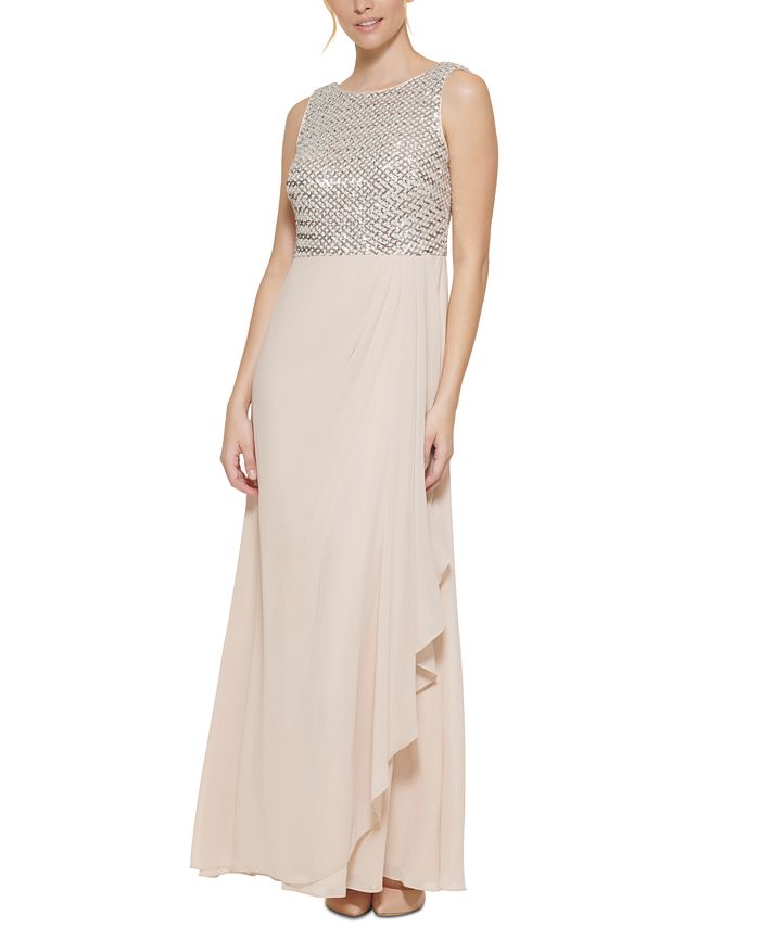Vince camuto shop champagne dress