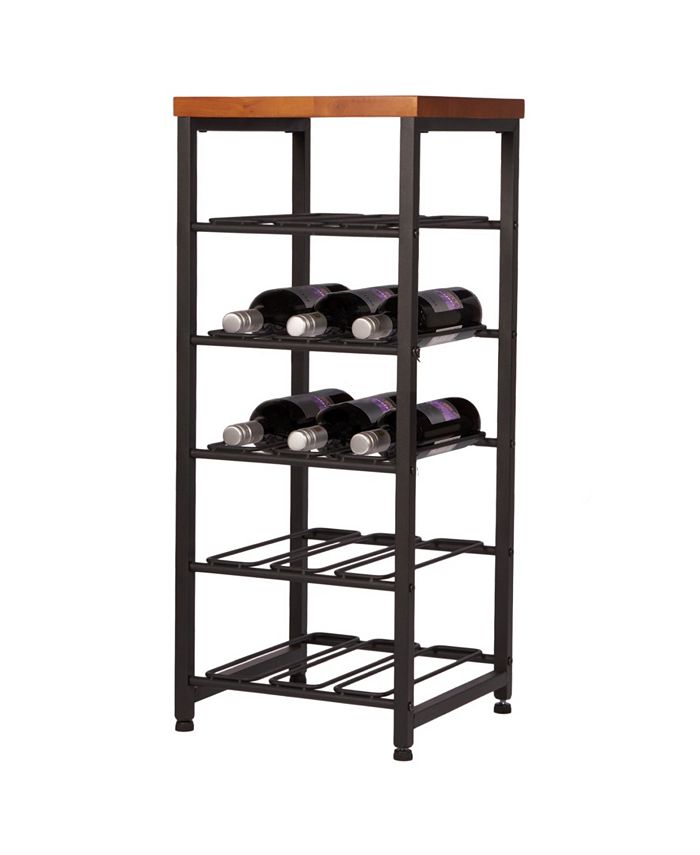 Neatfreak Metal Wine Rack with Wood Top Macy's
