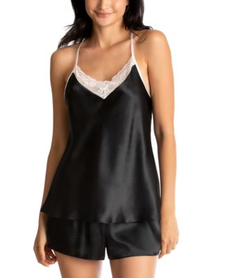 Bride Satin Wrap Robe, Cami & Tap Shorts Set