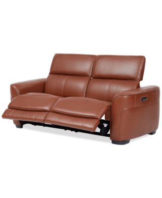 Lexanna 2-Pc. Leather Sofa with 2 Power Motion Recliners, Created for Macy's