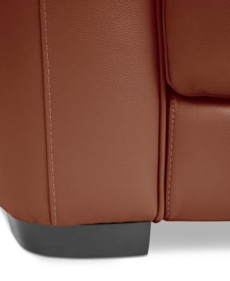 Lexanna 5-Pc. Leather Sectional with 2 Power Motion Recliners, Created for Macy's