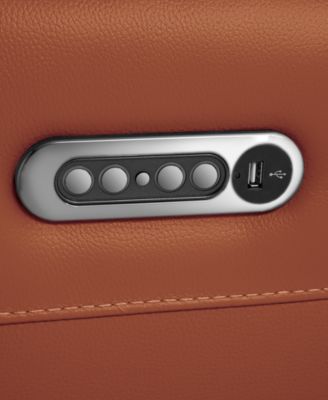 Lexanna 3-Pc. Leather Sofa with 2 Power Motion Recliners, Created for Macy's