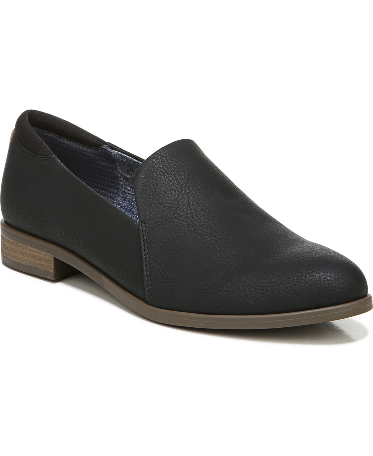 Women's Rate Loafer Slip-ons - Black Faux Leather