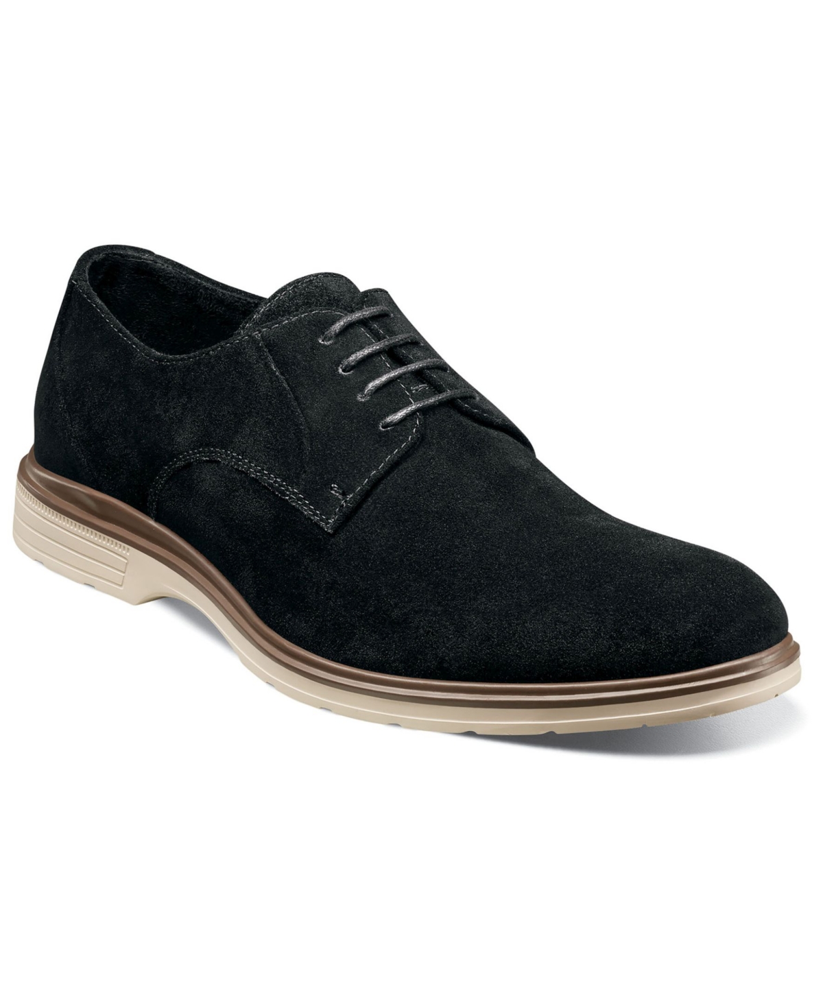 Stacy Adams Men's Tayson Plain Toe Oxford Shoes Men's Shoes In Black