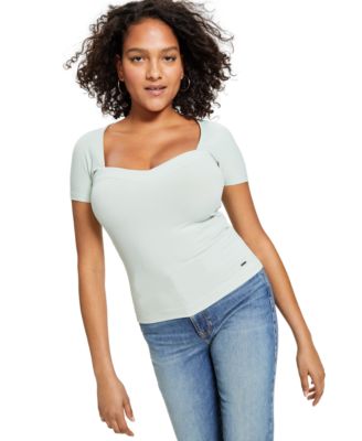 macys guess womens tops