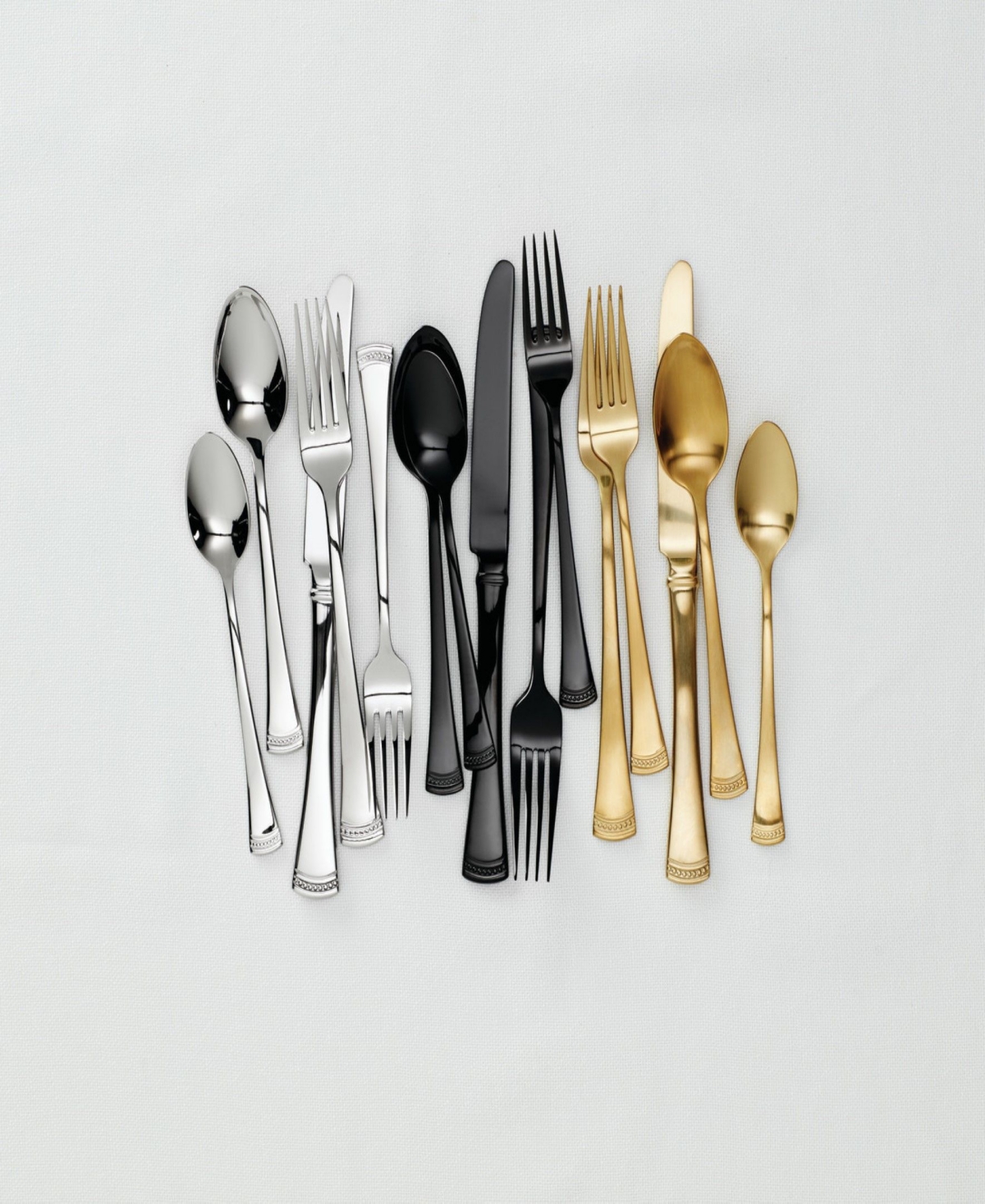 Lenox Portola Piece Flatware Set, Service for 4 - Metallic and Gold