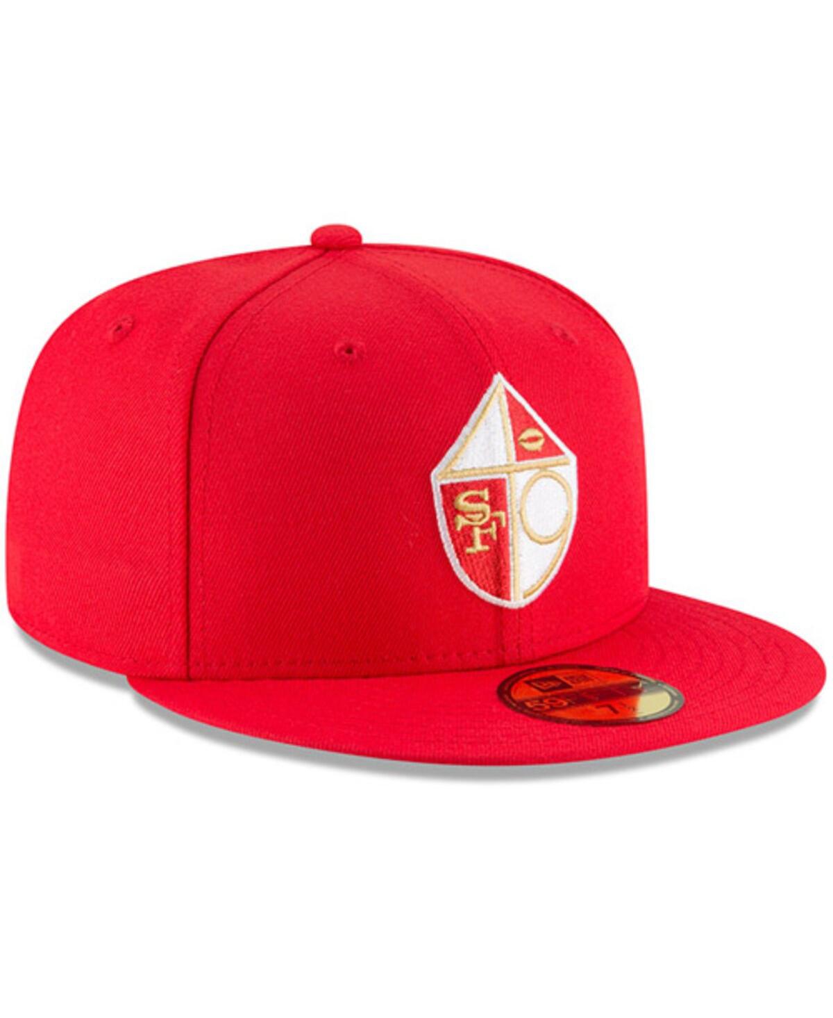 Men'sSan Francisco 49ers Omaha Throwback 59FIFTY Fitted Hat - Scarlet