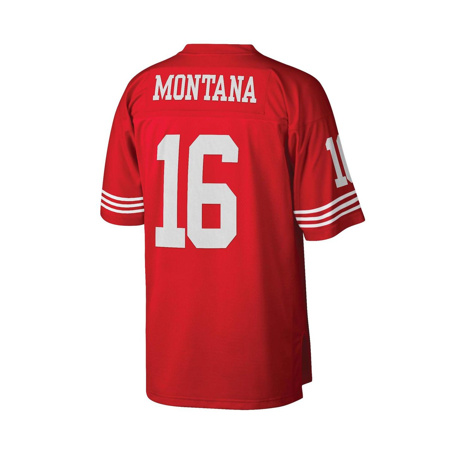 Men's Joe Montana Scarlet San Francisco 49ers Legacy Replica Jersey