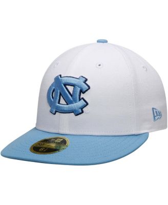 Men's White North Carolina Tar Heels Basic Low Profile 59FIFTY Fitted ...