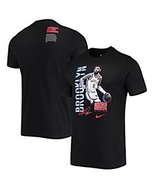 Men's Kyrie Irving Black Brooklyn Nets Select Series Rookie Of The Year Name And Number T-shirt