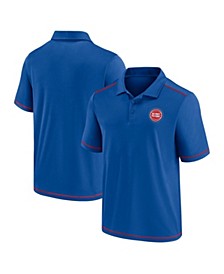 Men's Blue Detroit Pistons Primary Logo Polo Shirt