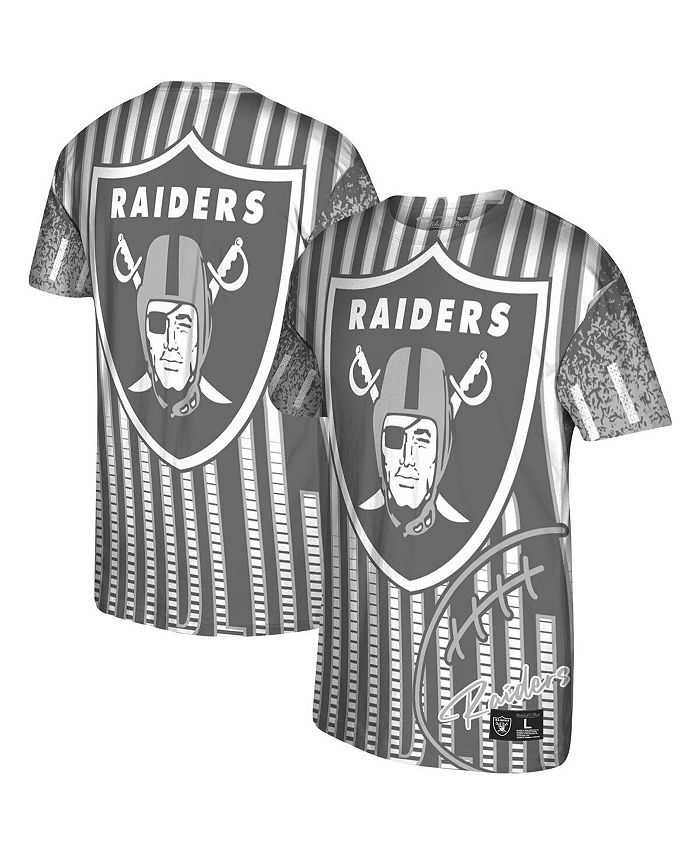 Men's Mitchell & Ness White Las Vegas Raiders Jumbotron 2.0 Sublimated T- Shirt