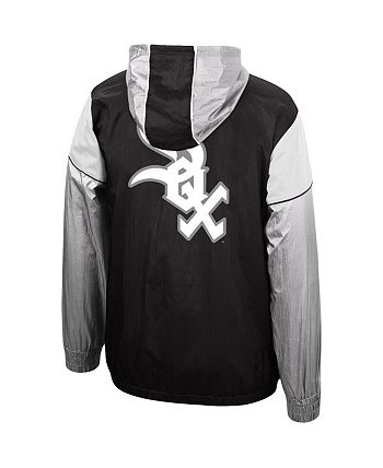 Mitchell & Ness Men's Black Chicago White Sox Highlight Reel Windbreaker  Half-Zip Hoodie Jacket - Macy's