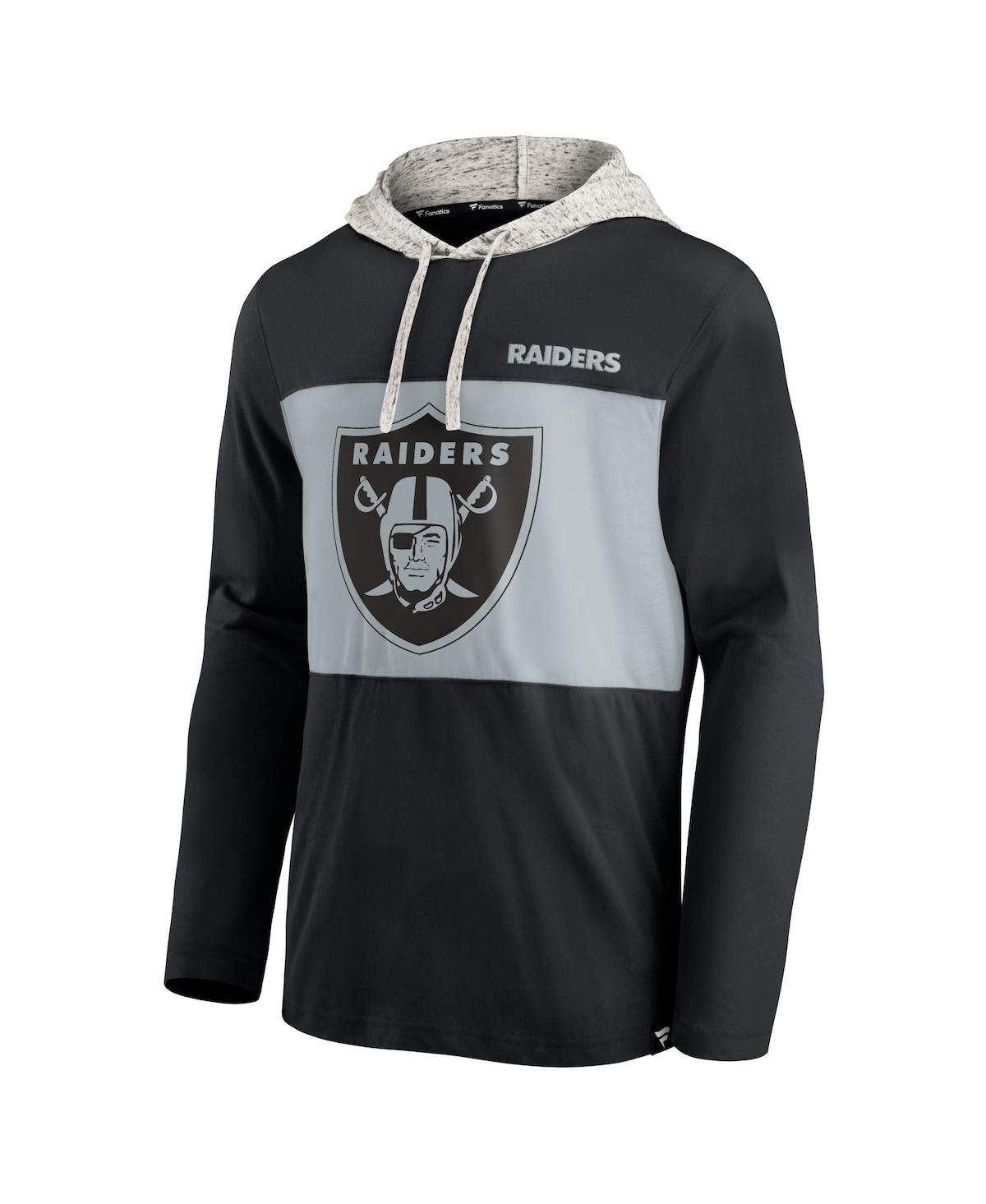 Men'sLas Vegas Raiders Long Sleeve Hoodie T-shirt - Black