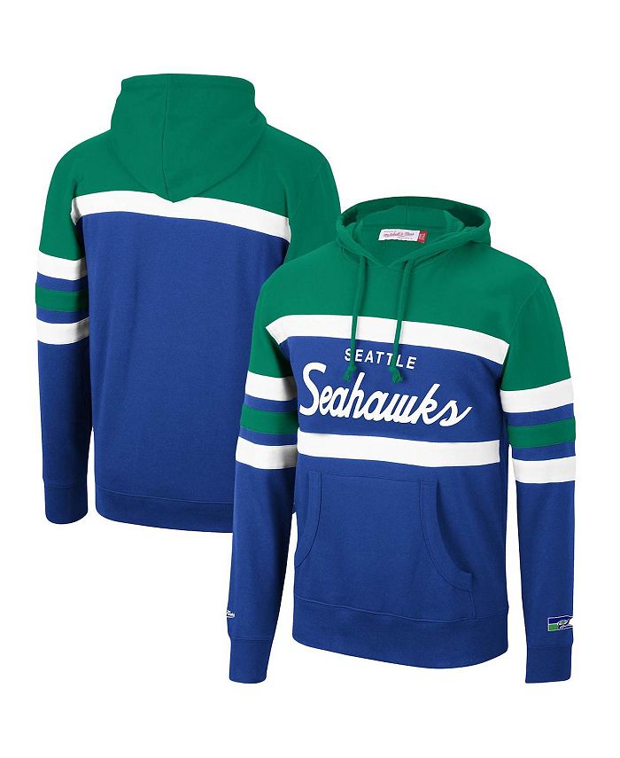 Mitchell & Ness Men's Neon Green, Royal Seattle Seahawks Head Coach Pullover  Hoodie - Macy's