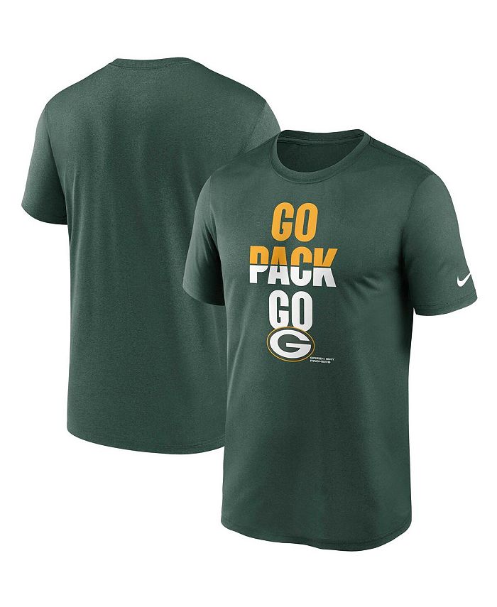 Nike Men's Green Green Bay Packers Legend Local Phrase Performance T ...