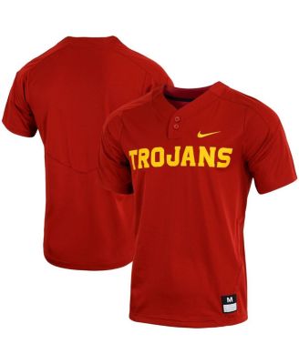 Men's Cardinal USC Trojans Replica Vapor Elite Two-Button Baseball Jersey
