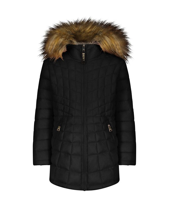 Dkny anorak with outlet sherpa lining