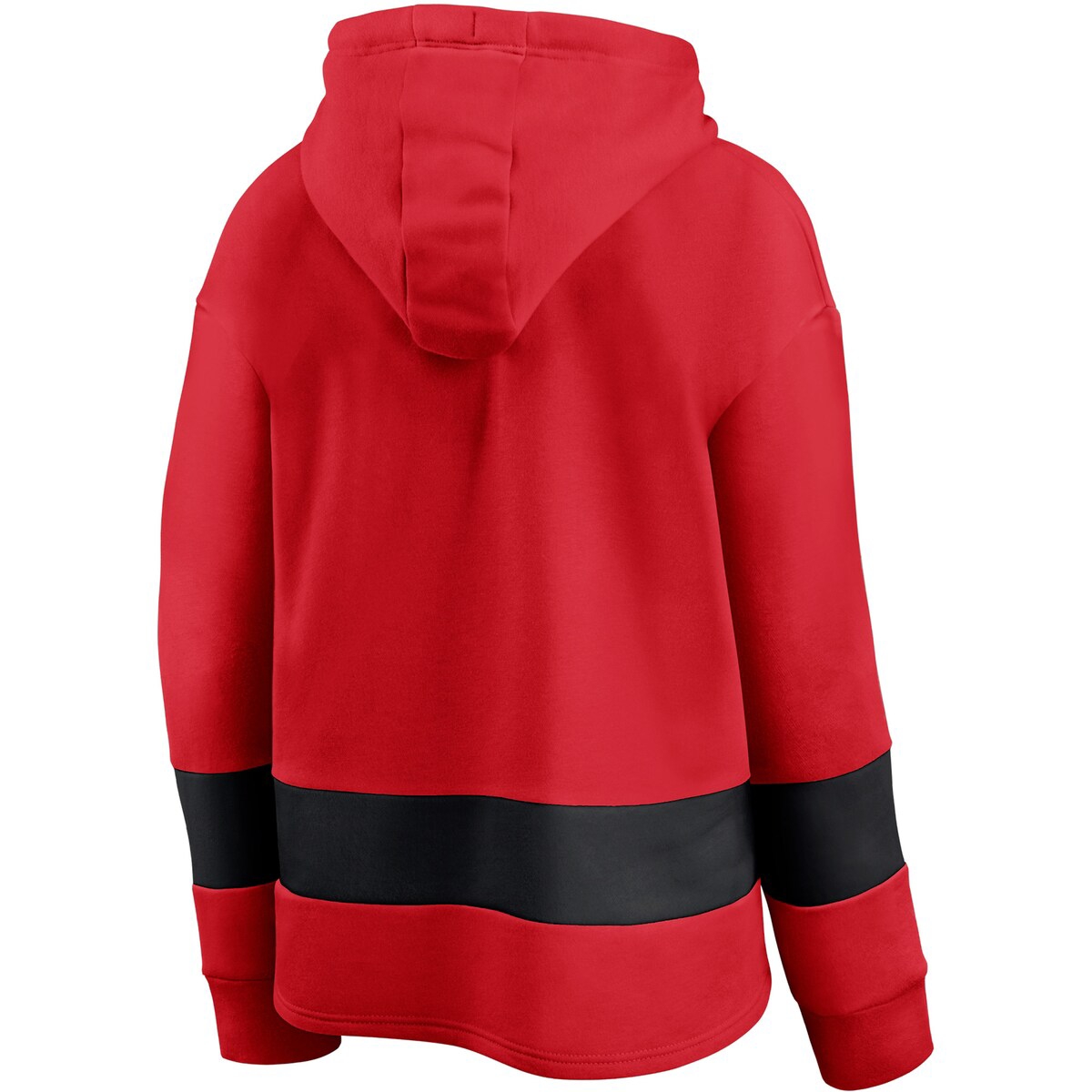 Fanatics Women's Chicago Blackhawks Colors Of Pride Colorblock Pullover Hoodie In Red