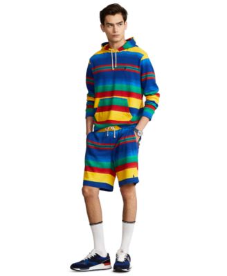 polo ralph lauren spectra striped spa terry moletom com capuz