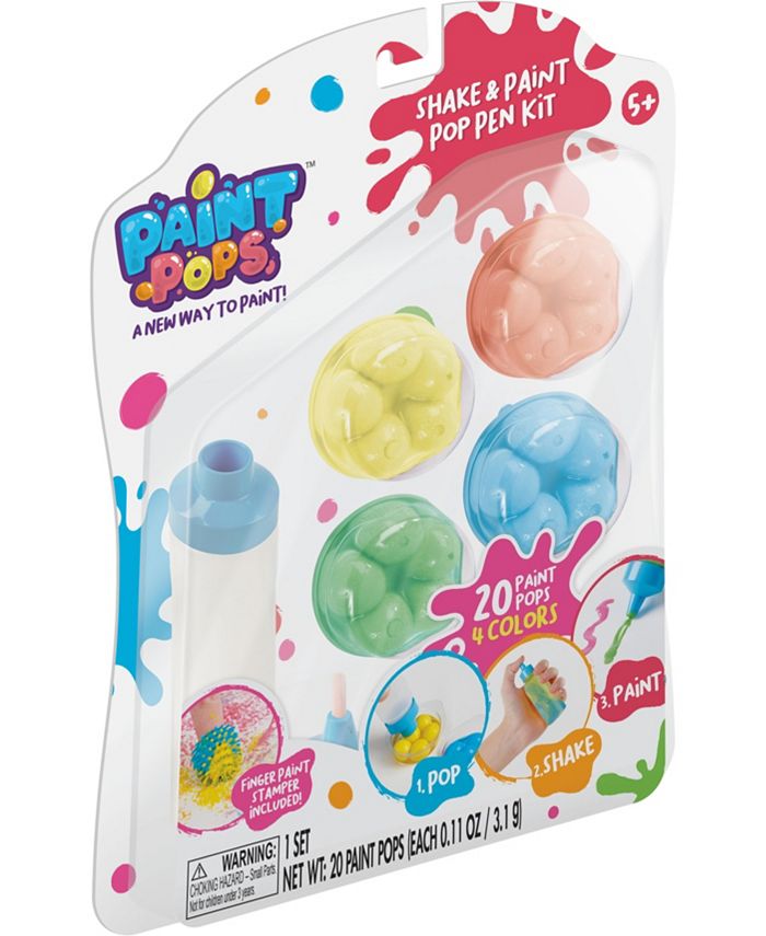 Paint Pops WowWee Shake & Paint Pop Pen Kit, 20 Color Paint Pops Macy's