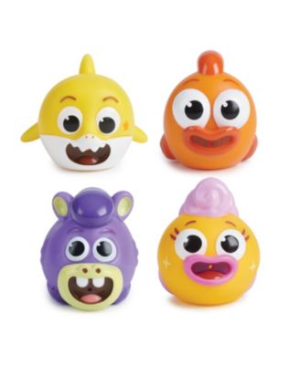 Pinkfong Bath Squirt Toy 4 Pack